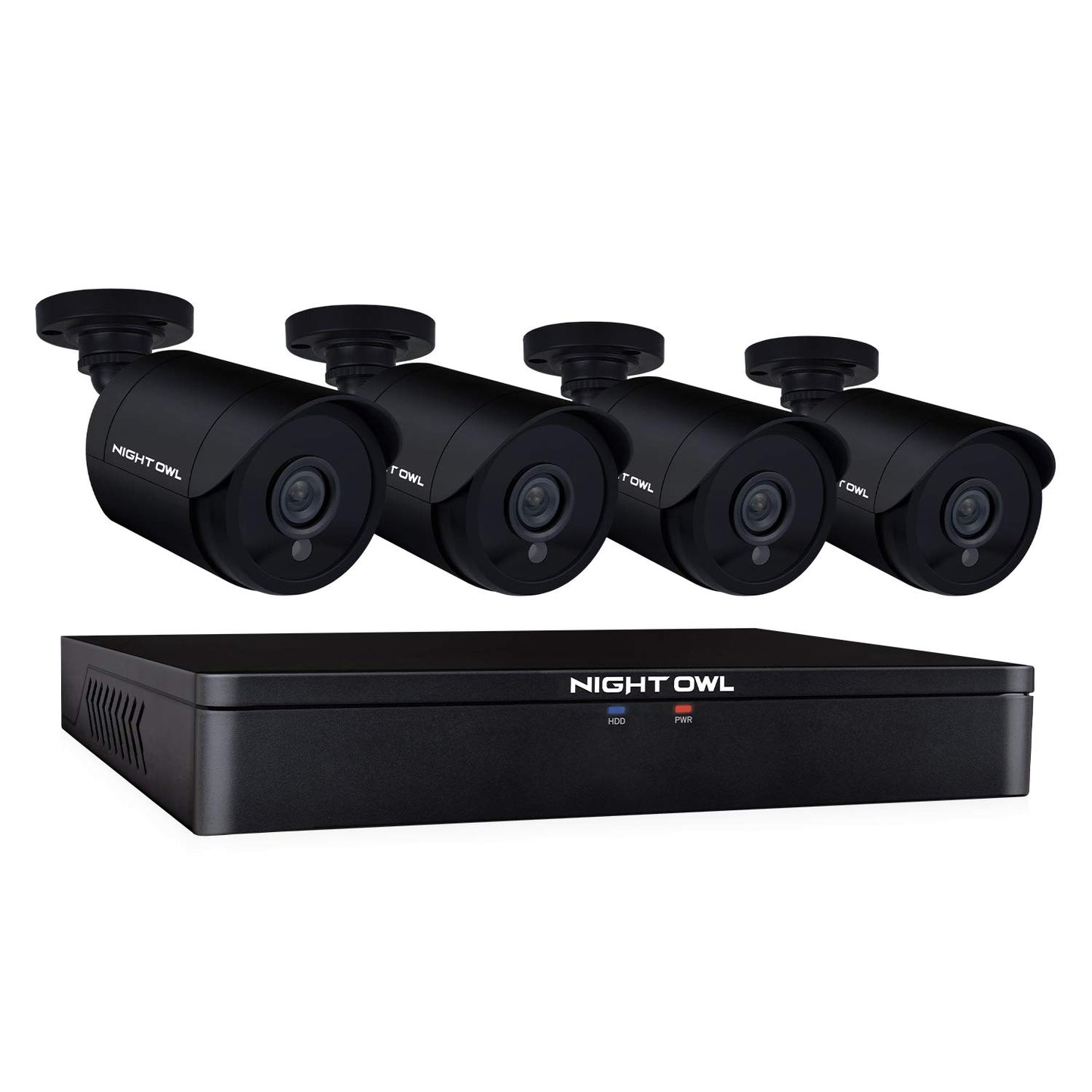 Night Owl CCTV Video Home Security Camera System with 4 Wired 1080p HD Indoor/Outdoor Cameras with Night Vision (Expandable up to a Total of 8 Wired