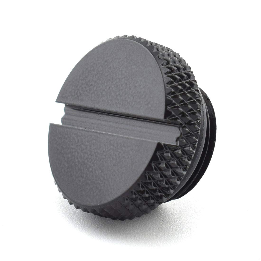 SDTC Tech 6 Pack G1/4" Plug Fitting with O-Ring for PC Water Cooling Systems, Black