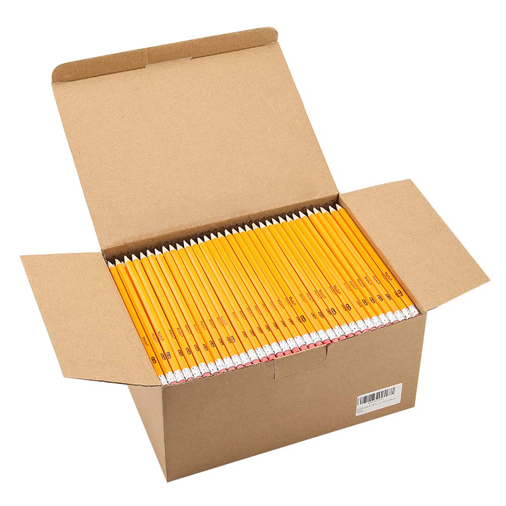 Madisi Wood-Cased #2 HB Pencils Bulk, 576 Count, Pre-sharpened