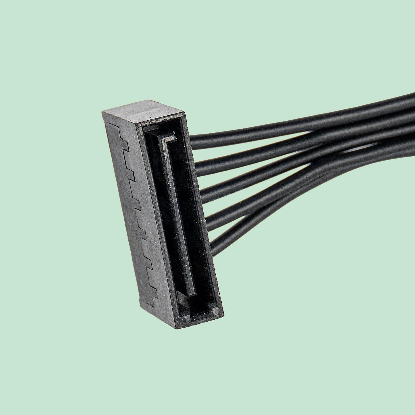 YSIUENG 15 pin to 4 SATA Power Extension Cable for Hard Disk Driver HDD SSD DVD - 50cm ?2 Pieces?