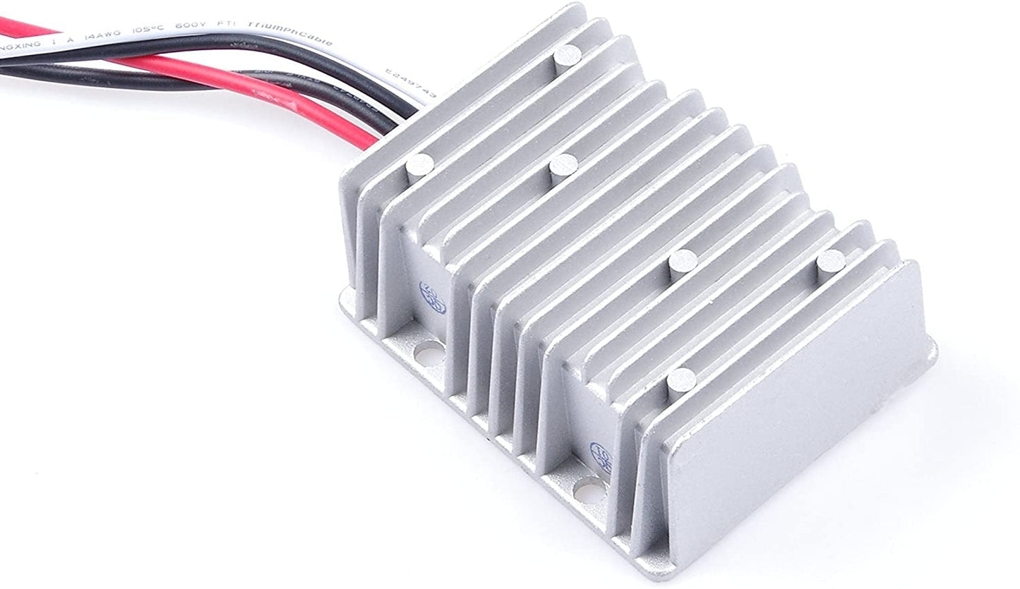 KNACRO DC 12V 9V-17V Step-Up to DC 19V 25A 475W Weatherproof Power Supply Module Converter Regulator Booster (19V 25A 475W)