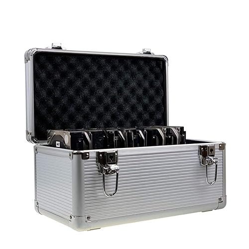 2.5" / 3.5" IDE SATA HDD Aluminum & EVA Protection Suitcase?Suitcase for 8 x 3.5 & 6 x 2.5 inch Hard Drive