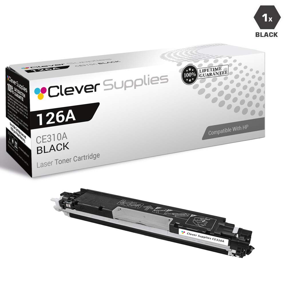 CS Replacement Compatible with HP TOPSHOT LaserJet Pro M275NW CE310A Black 126A Color LaserJet Pro M175 MFP Pro 100 M175A M175N Pro 200 M275NW TOPSHOT