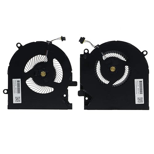 TRADOCK CPU & GPU Cooling Fan for HP Omen 15-EK Series, 7mm Length, 12V DC, 0.6W, 4000RPM, 41dB, Compatible with Laptop