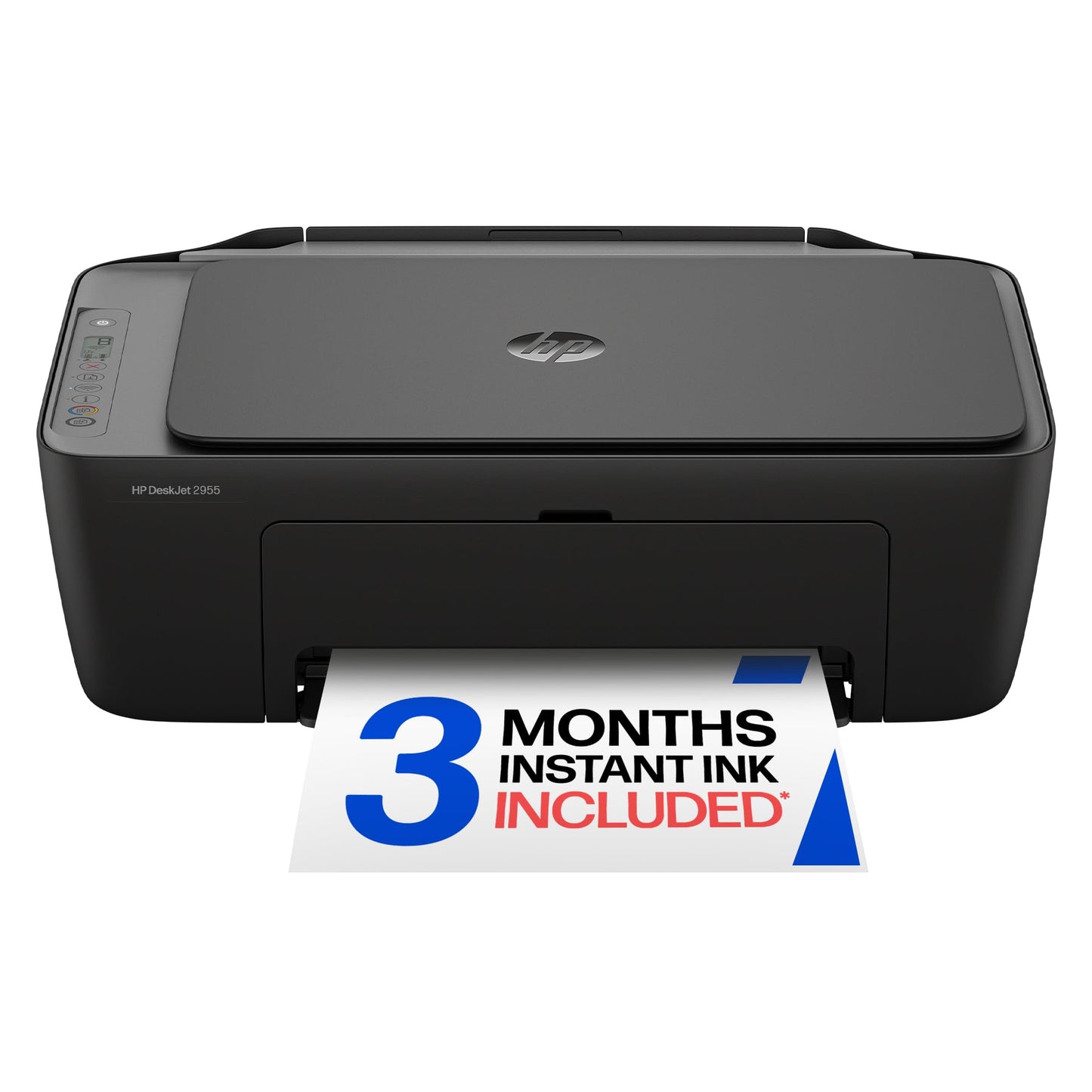 HP DeskJet 2955 Wireless All-in-One Color Inkjet Printer, Scanner, Copier, Best-for-Home, 3 Month Trial of Instant Ink Included, AI-Capable (A24HJA)