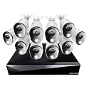 Night Owl 2-Way Audio 20 Channel DVR Video Home Security Camera System with (10) Wired 1080p HD Indoor/Outdoor Deterrence Cameras and 1TB Hard Drive