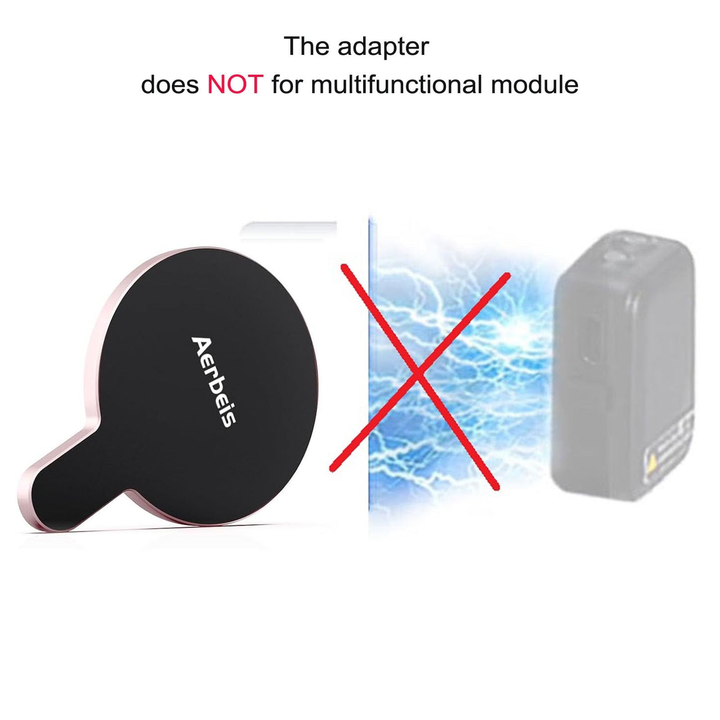 Aerbeis Magnetic Phone Clamp for DJI, Adapter Mount for Gimbal Stabilizer Osmo Mobile 8 7 7P SE 6 5 4, DJI OM Accessories Fit for Magsafe iPhone