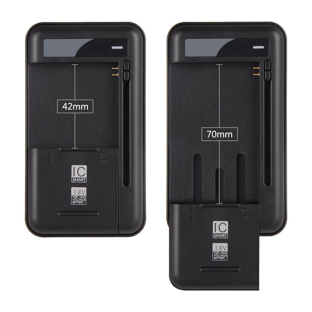 Onite Universal Cellphone Removeable Battery Charger, Extra 5V USB Output Port, for SCP-73LBPS Battery Kyocera DuraXV Extreme E4810/Kyocera DuraXE