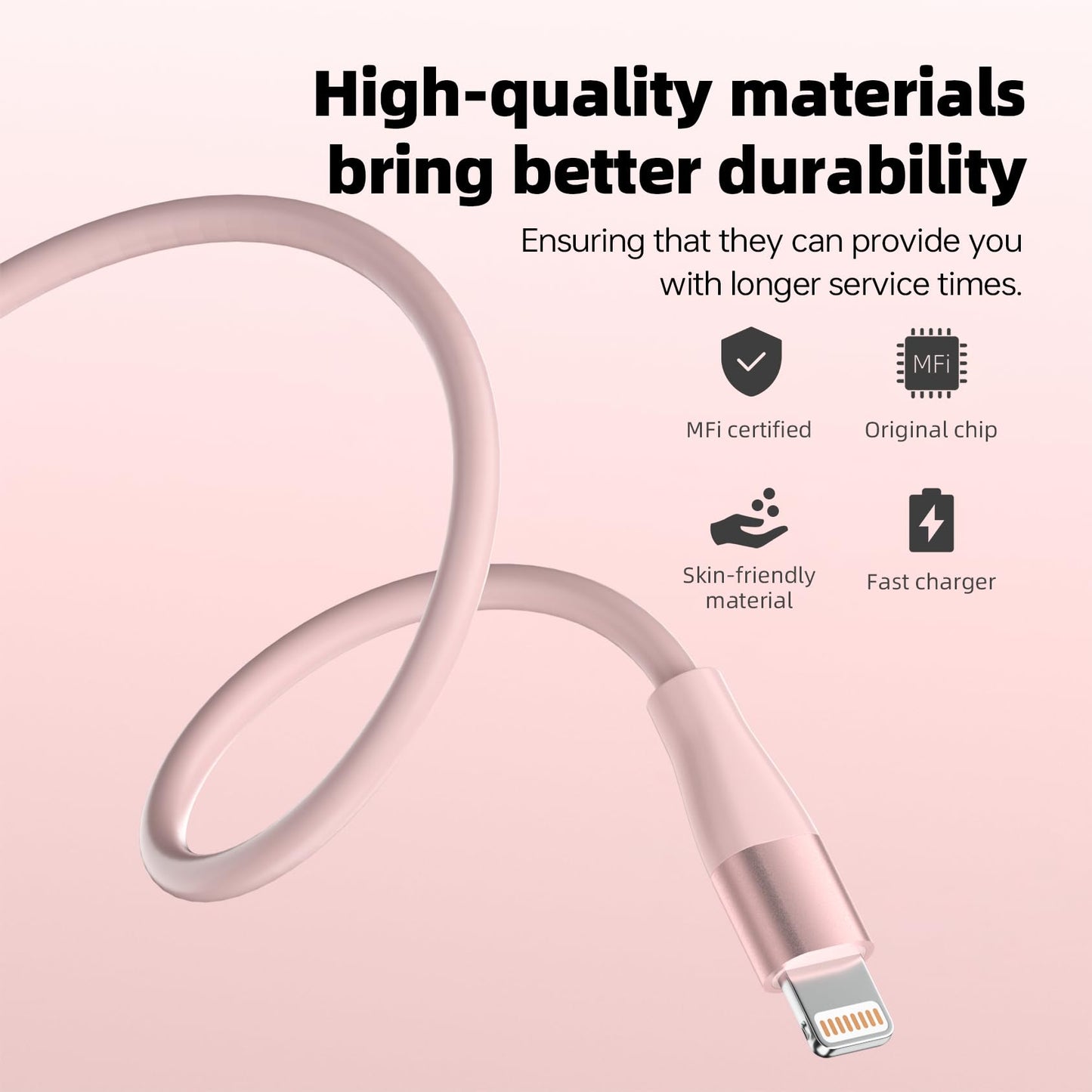 iPhone Charger 3Pack 10 FT Apple MFi Certified Lightning Cable Fast Charging iPhone Charger Cord Compatible with iPhone 14 13 12 11 Pro Max XR XS X 8…