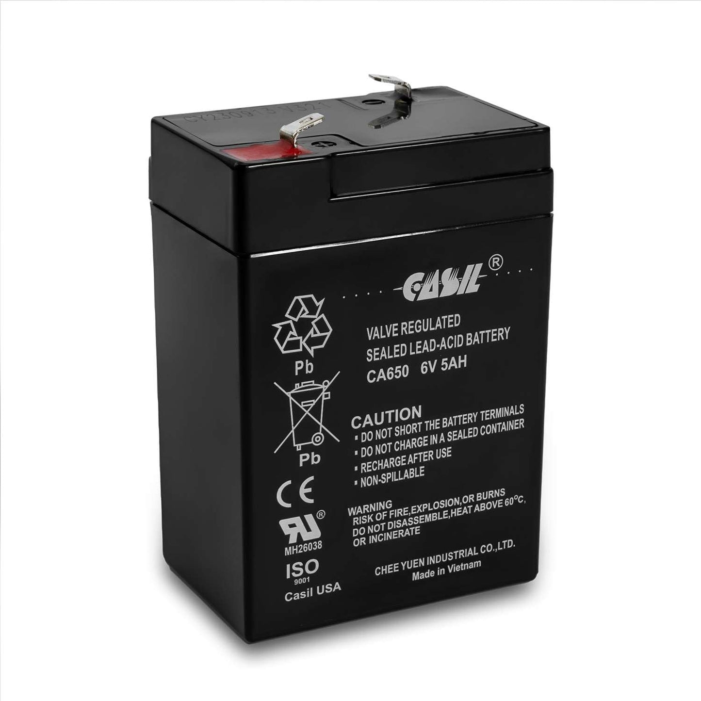 Casil 6v 5ah Replacement Battery Compatible with Ritar RT645