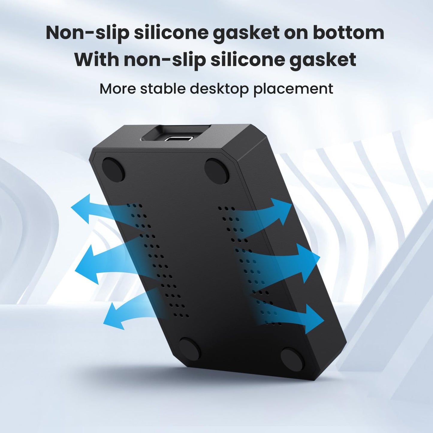 YiNVRE M.2 SATA & NVMe to USB Reader Adapter, Tool-Free NVMe Docking Station for M.2 PCIe NVMe and SATA NGFF SSD Reader, Size for 2280 2260 2242 2230