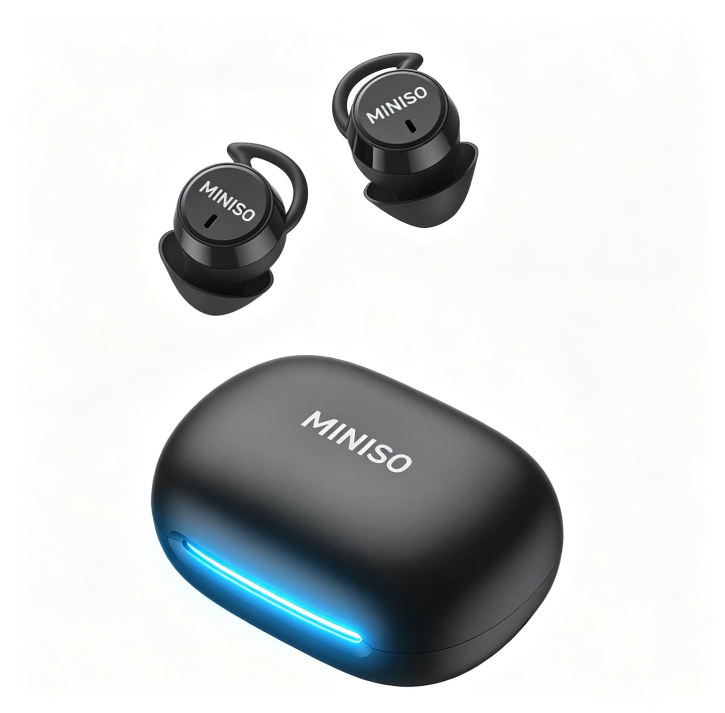 MINISO MS217 Sleep Earbuds, Mini Earbuds with Noise Reduction Bluetooth 6.0 Headphones, AI Translation Earbuds in Real Time Support 165 Languages