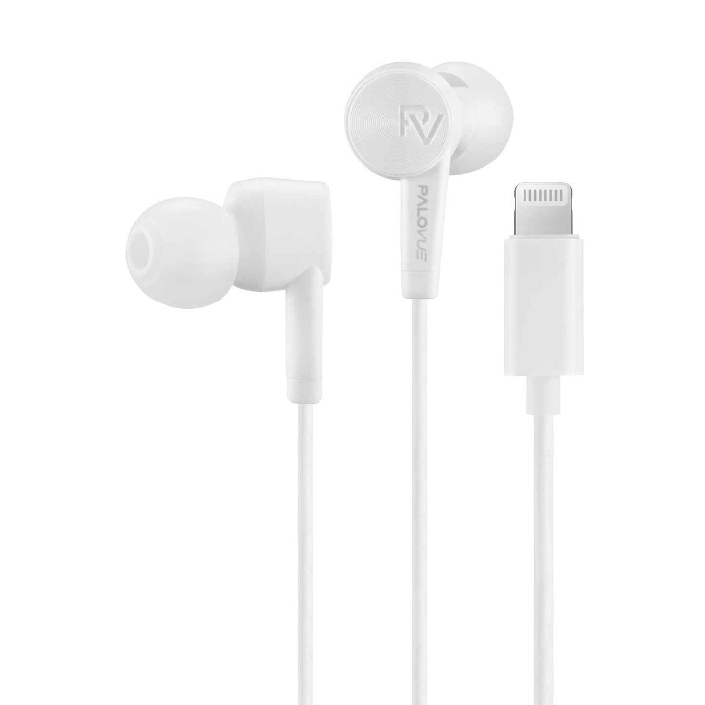 PALOVUE Lightning Headphones Earphones MFi Certified with Microphone