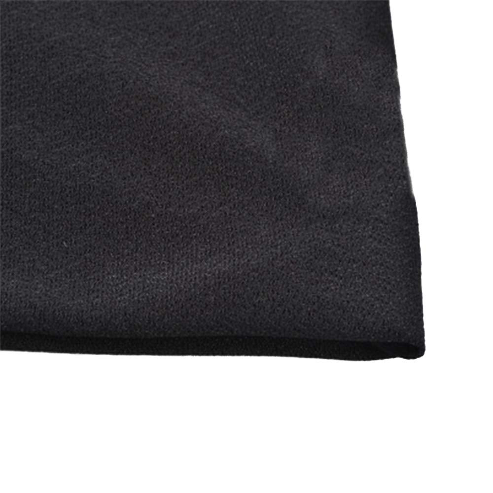 Black Tulle Speaker Grill Cloth Stereo Fabric Replacement for Home Speakers, Large Speakers, Stage Speakers and KTV Boxes Repair - 63 x 40 in / 160 x
