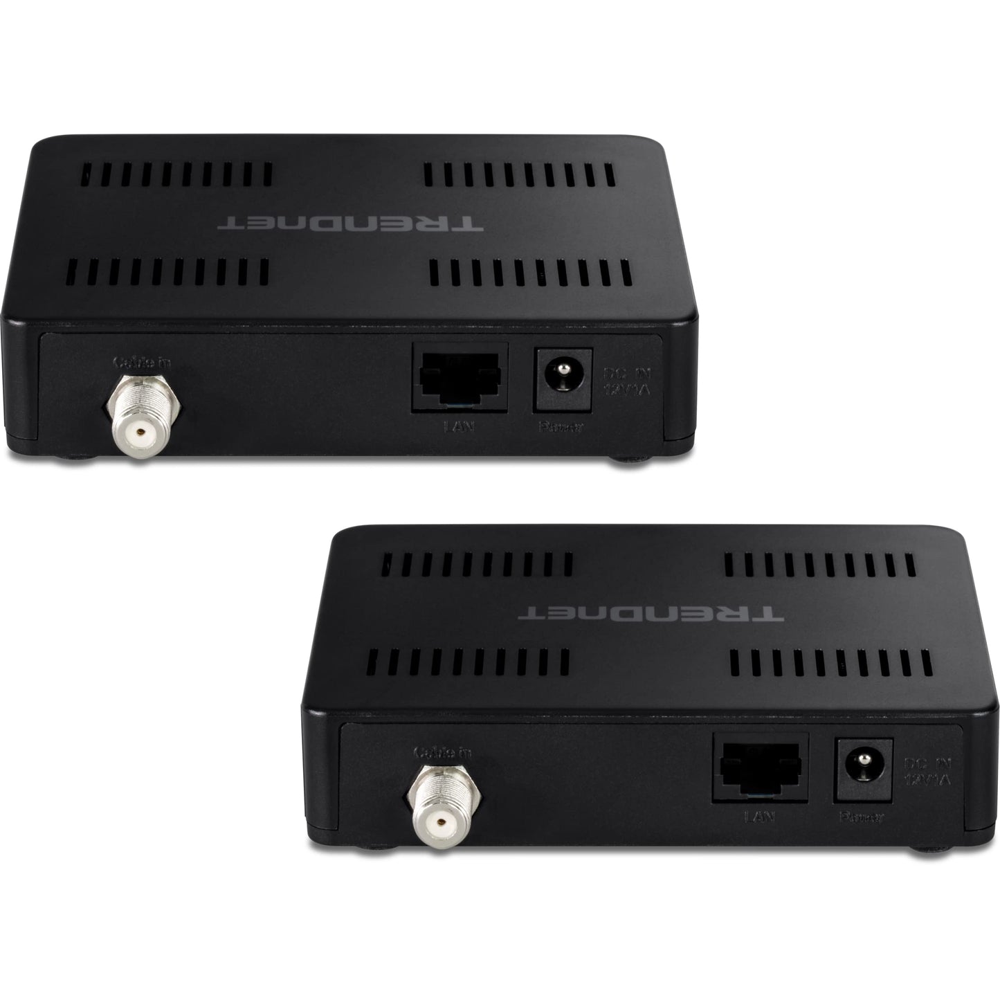TRENDnet Ethernet Over Coax MoCa 2.5 Adapter (2-Pack), TMO-312C2K, Backward Compatible with MoCA 2.0/1.1/1.0, RJ-45 Gigabit LAN Port, Supports Net