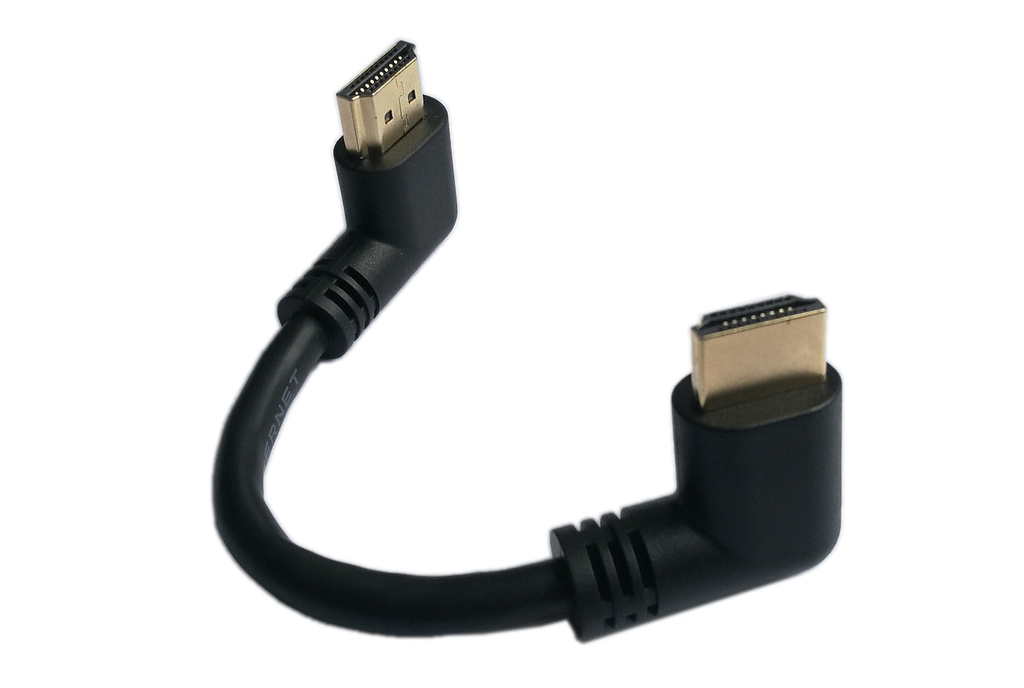 zdyCGTime 5 Inch HDMI Left to Right Angle 90 Degree Vertical Right Cable -Supports 4K@60Hz, High Speed, HDMI 2.0 Ready - UHD, Ethernet & Audio Return