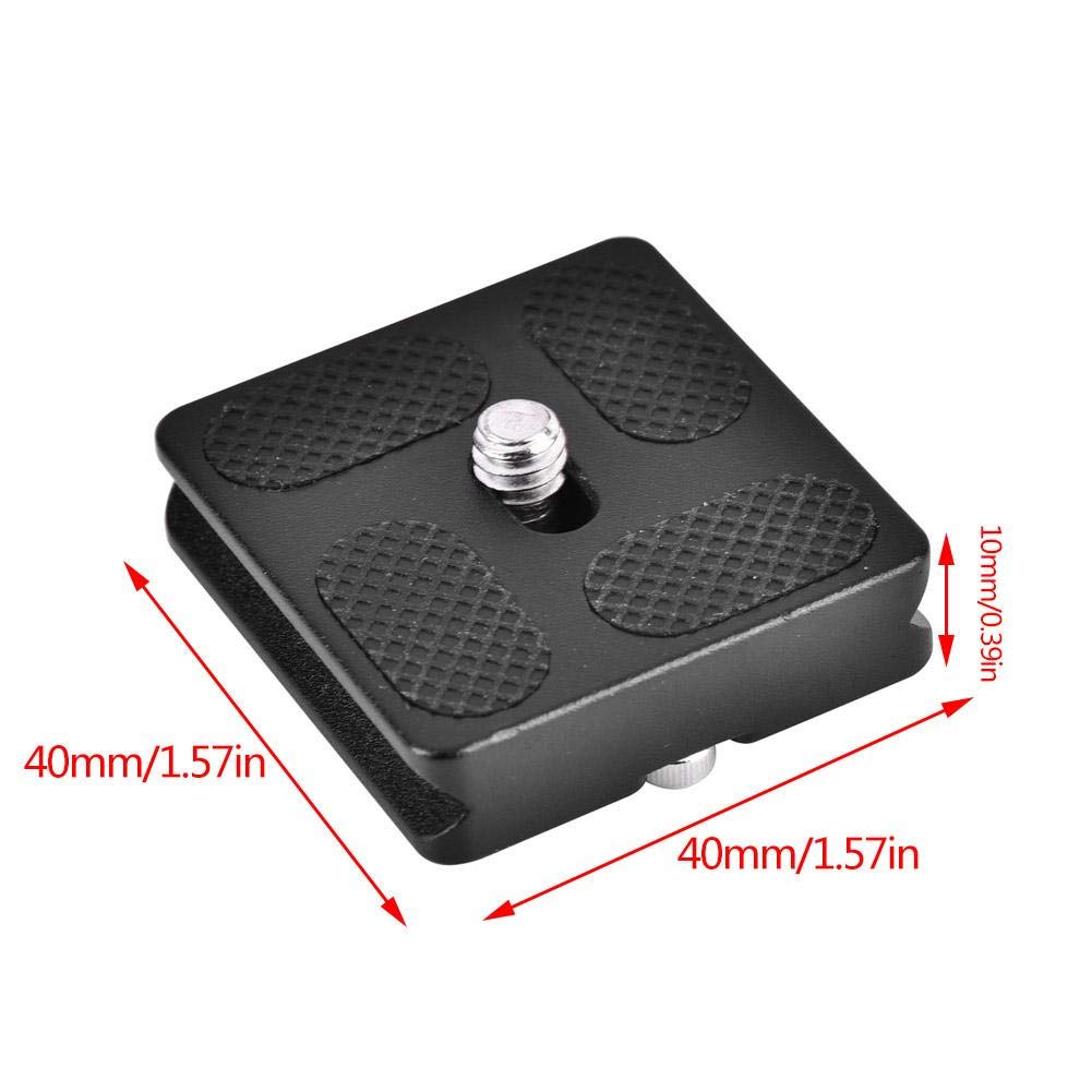 Release Plate, Release Plate for Kirk Simlug 1/4inch Screw Mount for Camera Quick Release Plate(PU40)