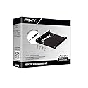 PNY Mounting kit for SSD or HDD 2.5 "Internal Bay, USB 3.0 Enclosure and cloning Software.