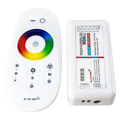 Perimeter Lighting Products RGBW LED Strip Light Mini Controller with 10 Key Wireless Remote - 12 Volt