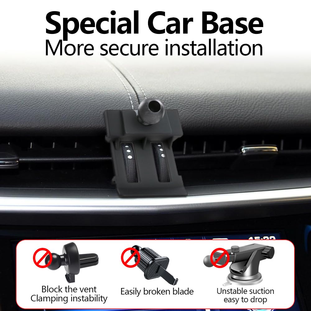 LUNQIN Car Phone Holder Mount for Cadillac XTS 2013 2014 2015 2016 2017 2018 2019 Auto Accessories Interior Decoration Mobile Cell Smartphone Bracket