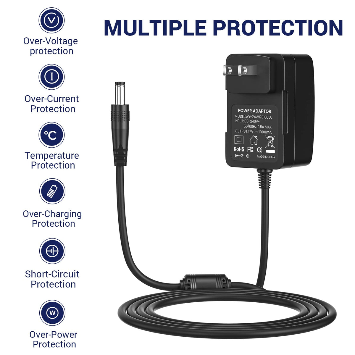17V 1A Charger for Bose Soundlink I II III / 1 2 3 Wireless Mobile Speaker for Portable Speaker 414255, s024ru1700100 Bose Soundlink Charger Power…