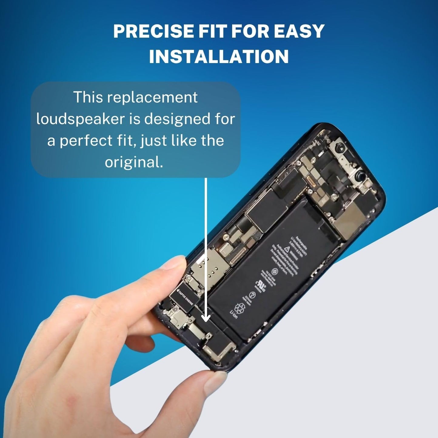MEEFIX Loud Speaker for iPhone 12 and 12 Pro (6.1 inch) Ringer Buzzer Assembly Unit Replacement Part