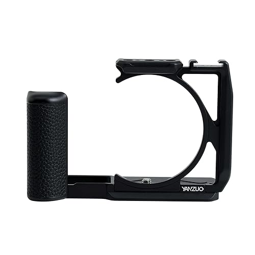 YANZUO Camera Cage for LUMIX S9, Ultra-Light 100g Genuine Leather & Aluminum Rig, 8 Color Options with Arca-Swiss Base & Cold Shoe for Vlogging