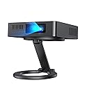 MARS Mini Projector, Upgraded Full HD 720P Portable Small Movie DLP Projector, Lightweight Movie Projector Compatible with Smartphone/Laptop(NO
