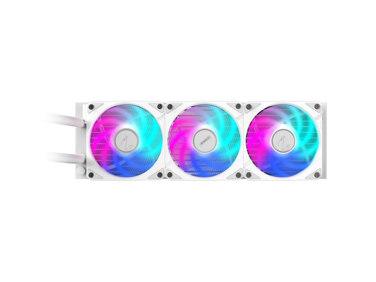 AORUS WATERFORCE II 360 ICE Liquid CPU Cooler, 360mm Radiator with 3x120mm Low Noise ARGB Fans, Compatible with Intel LGA1851, LGA1700, and AMD AM5