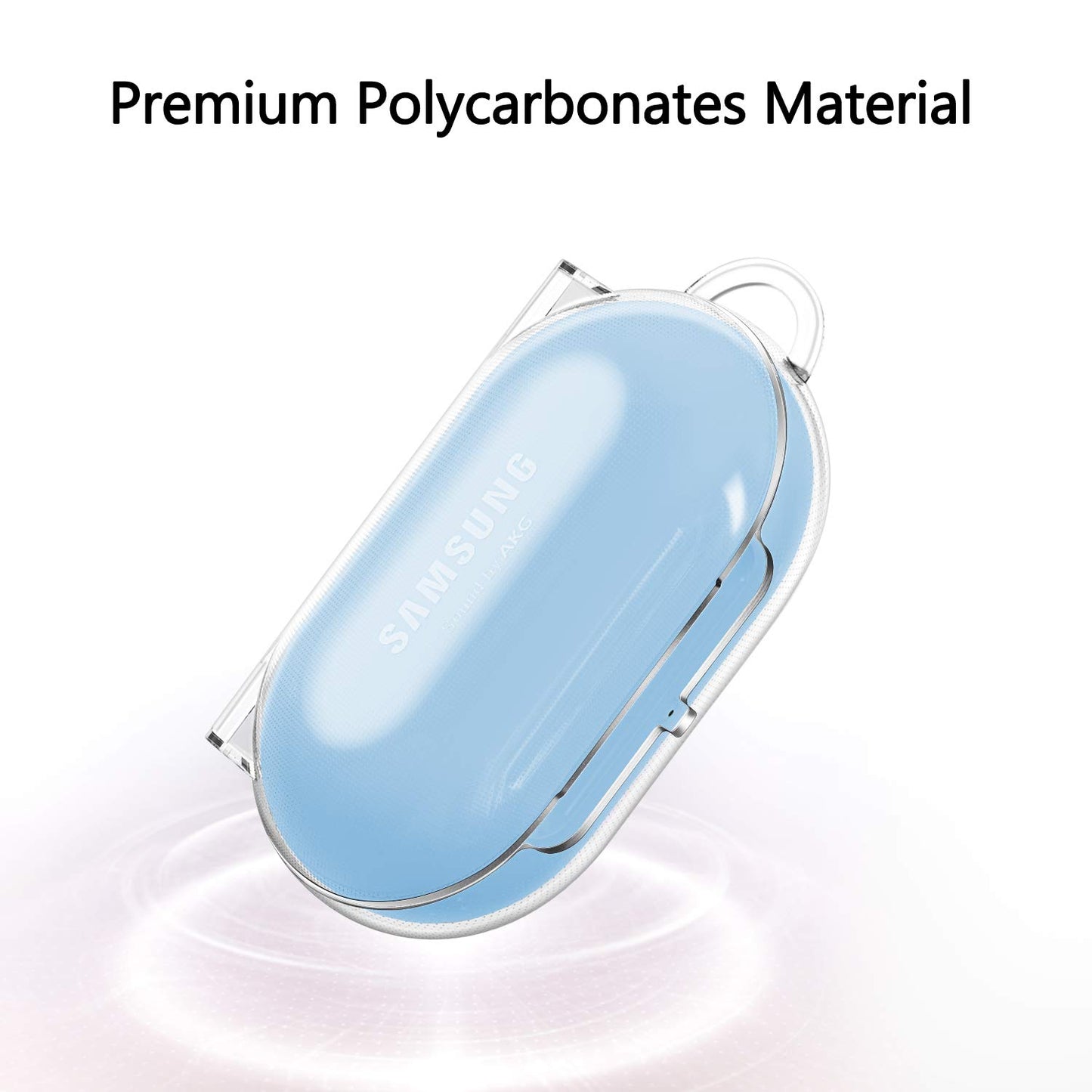 Fintie Case for Samsung Galaxy Buds Plus (2020) / Samsung Galaxy Buds (2019), Protective Hard Cover Skin with Keychain Carabiner Support Wireless