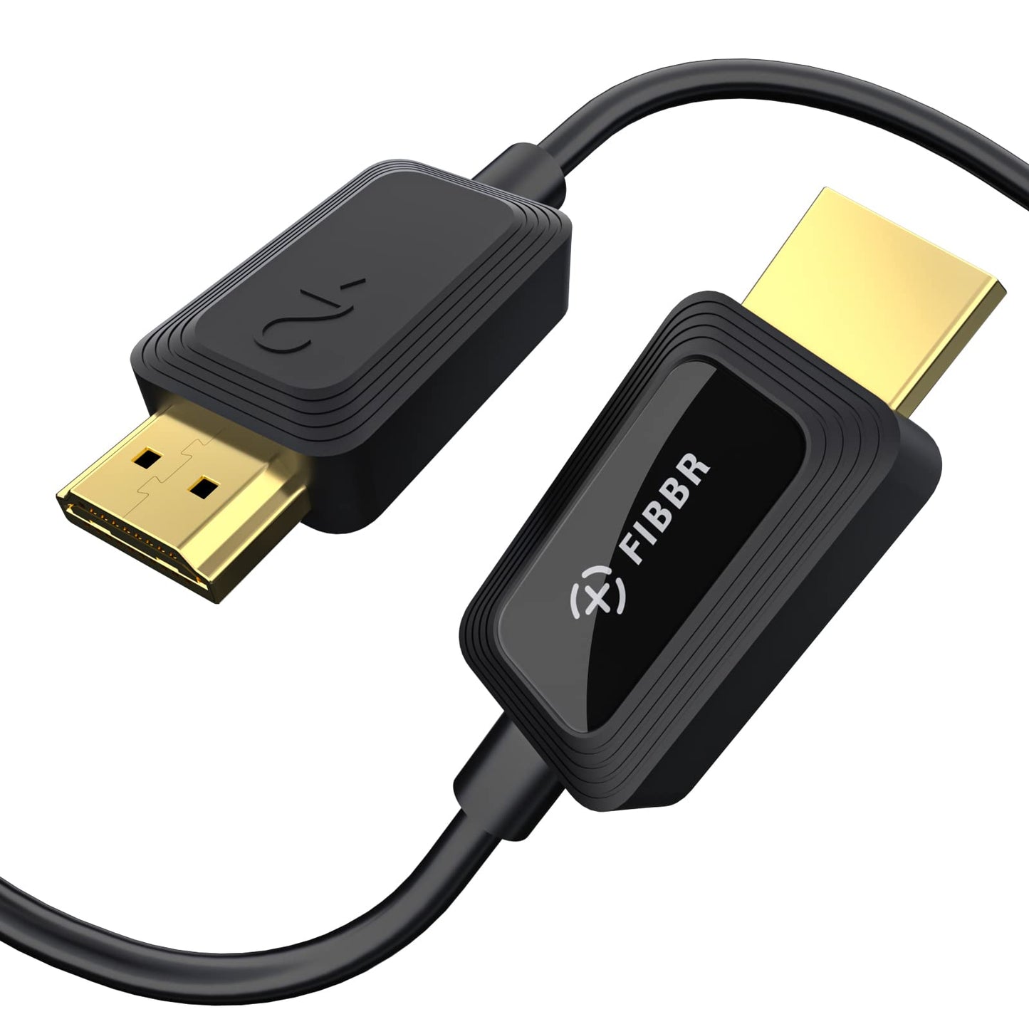 FIBBR 8K HDMI Fiber Optic Cable 6ft, 48Gbps HDMI 2.1 Cable/AOC Support 8K@60Hz, 4K@120Hz/144Hz HDR eARC Dolby Atmos HDCP 2.2&2.3 Compatible with PS5