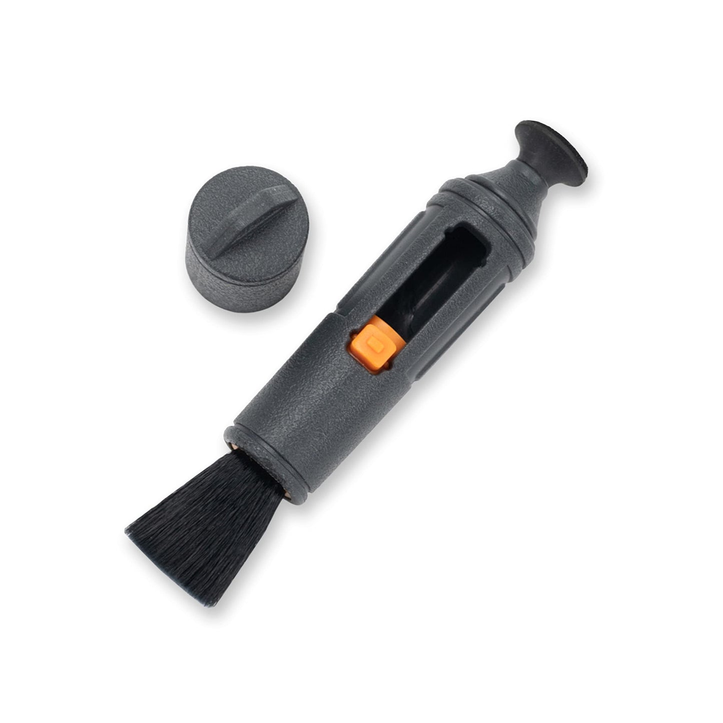 Carson C6 Series Reusable Compact Lens Cleaner with Dry Nano Particle Cleaning Formula with 13mm Round Tip and Retractable Brush (CS-35)