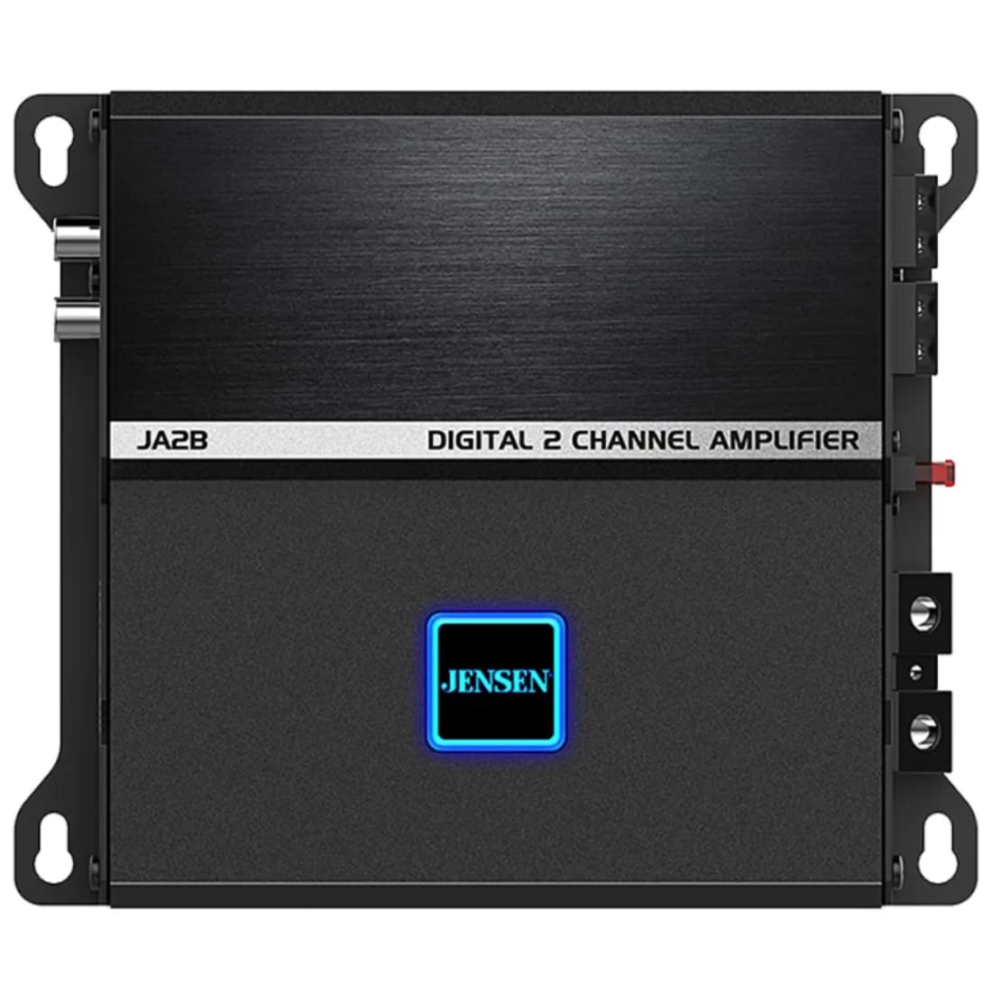 Jensen JA2B 225W RMS 2-Channel Class-D Car Audio Compact Amplifier with DSP