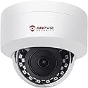 Anpviz 5MP PoE IP Dome Camera with Audio/Mic, IP Security Camera Outdoor Indoor, 98ft IR Night Vision, IP66 Waterproof, 2.8mm Lens, 24/7 Recording