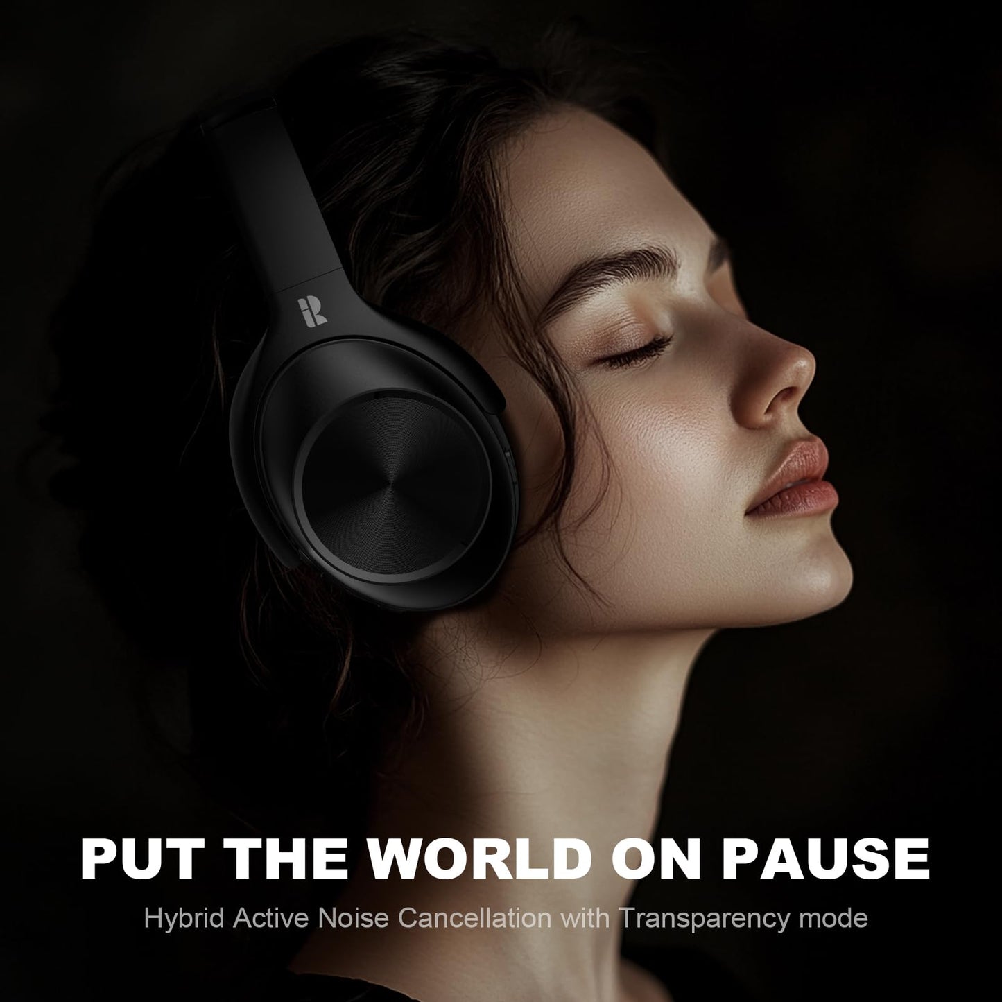 Calmbee Hybrid Active Noise Cancelling Headphones, Bluetooth 5.4 Headphones Wireless Over Ear with Mic for Clear Calls, Hi-Res Audio, 90H Playtime…