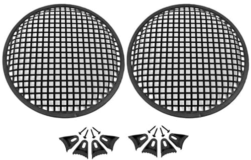 2 MR DJ DJS15 15" Subwoofer Speaker Metal Mesh Cover Waffle Speaker Grill Protect Guard DJ
