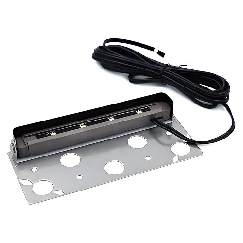 Makergroup LED Deck Lights 12V Low Voltage 7" Hardscape Lights Perfect for Outdoor Kitchen Landscape Lighting Step Deck Paver Rock Lights Retaining