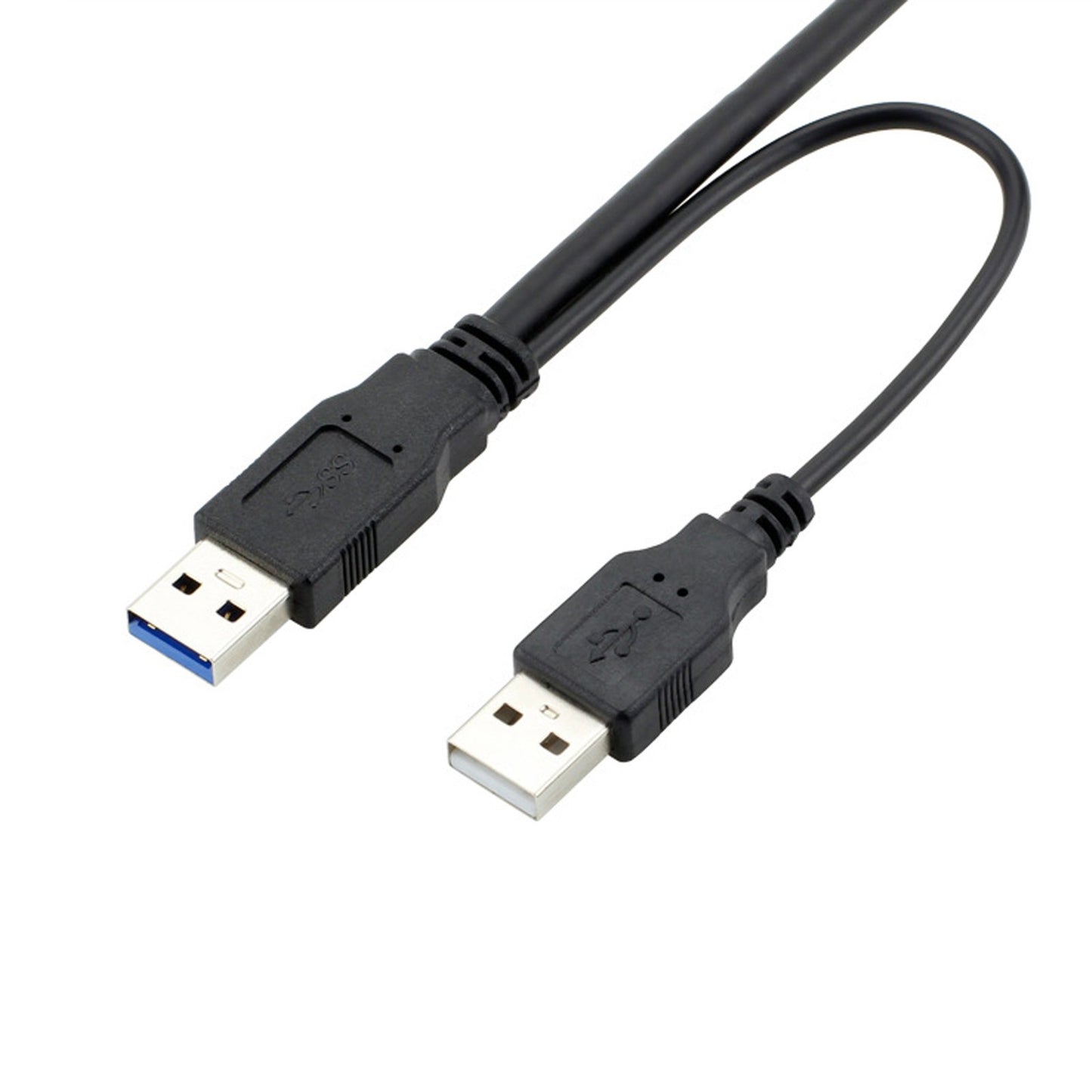 chenyang USB 2.0 to Micro USB 5Pin Data Cable with Extra Power Cable 80cm for Hard Disk Drive