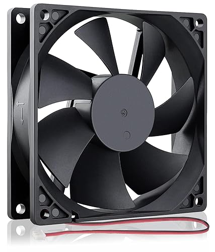 GDSTIME 92mm x 92mm x 25mm 90mm 3.6 Inches 12v Brushless DC Cooling Fan 2 Pin