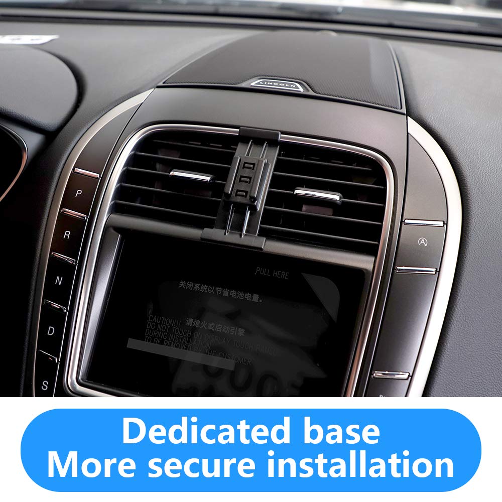 musttrue Car Phone Holder for Lincoln Nautilus 2019 2020 SUV Auto Interior Accessories Best Cell Phones Mount Cellphone Mobile Cradle Charging