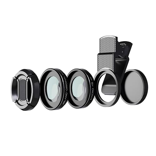 4BLANC® External Macro 20x Video Lens Kit with Mount for Any Smartphone