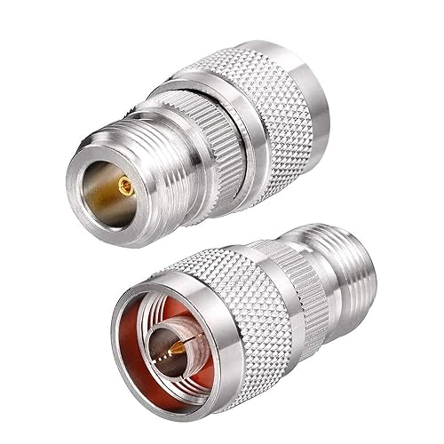 Eightwood 2pcs N Male to N Female RF Coax Adapter for 4G Antenna, WiFi Antenna, Antenna Router, Antenna Extension Cable