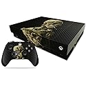 MightySkins Carbon Fiber Skin for Microsoft Xbox One X - Skull with Cigarette | Protective, Durable Textured Carbon Fiber Finish | Easy to Apply