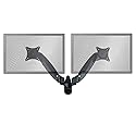 Sit-Stand Wall Mount Monitor Arm Adjustable Hydraulic Arm - Support Your Two Monitors at The Correct Height for Ergonomic Comfort (Standard, Dual