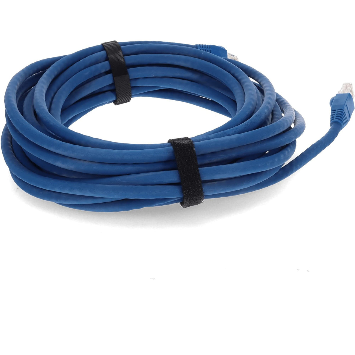 AddOn 14ft RJ-45 (Male) to RJ-45 (Male) Straight Blue Cat6A UTP PVC Copper Patch Cable