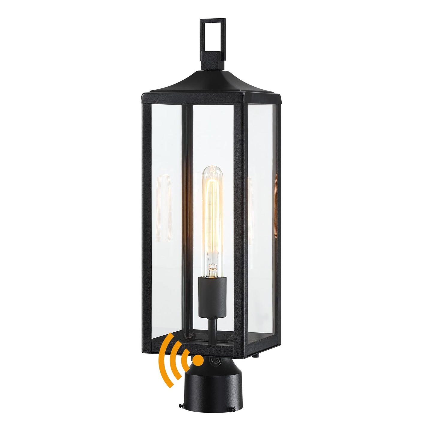 Faymart lighting 21.3 Inch Outdoor Lamp Post Light Fixture Dusk to Dawn - Residential Sidewalk Lamp Post Sconce Dusk to Dawn Outside Pole Lantern