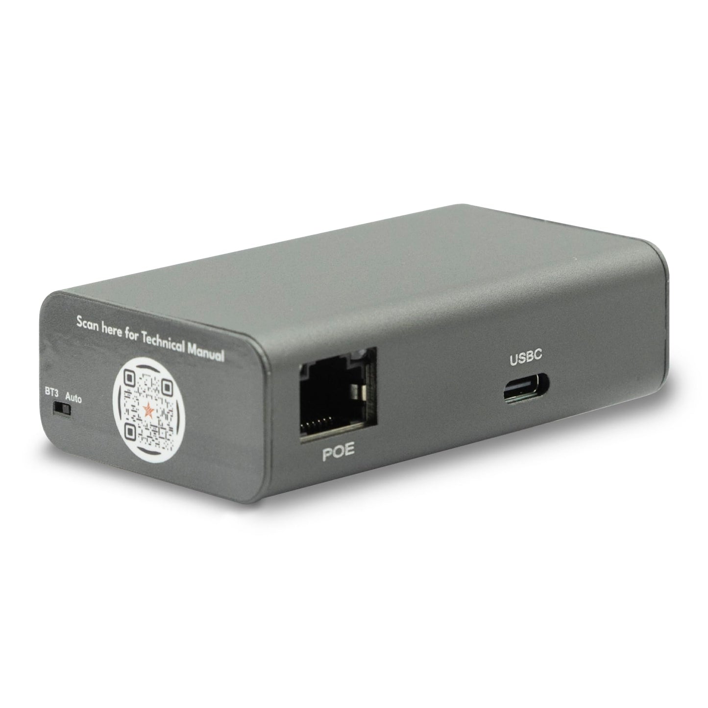 Gigabit PoE++ to USB-C Converter with 65W Power Delivery