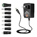 Belker 36W Universal 3V 4.5V 5V 6V 7.5V 9V 12V AC DC Adapter Power Supply for LCD LED Light Strip Router HUB Speaker Smart Phone TV Box 1A 1.5A 2A…