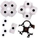 Deal4GO Conductive Rubber Pad Button Film Contacts kit Replacement for PS5 Dua1Sense Controller GEN 2 BDM-020, Grey