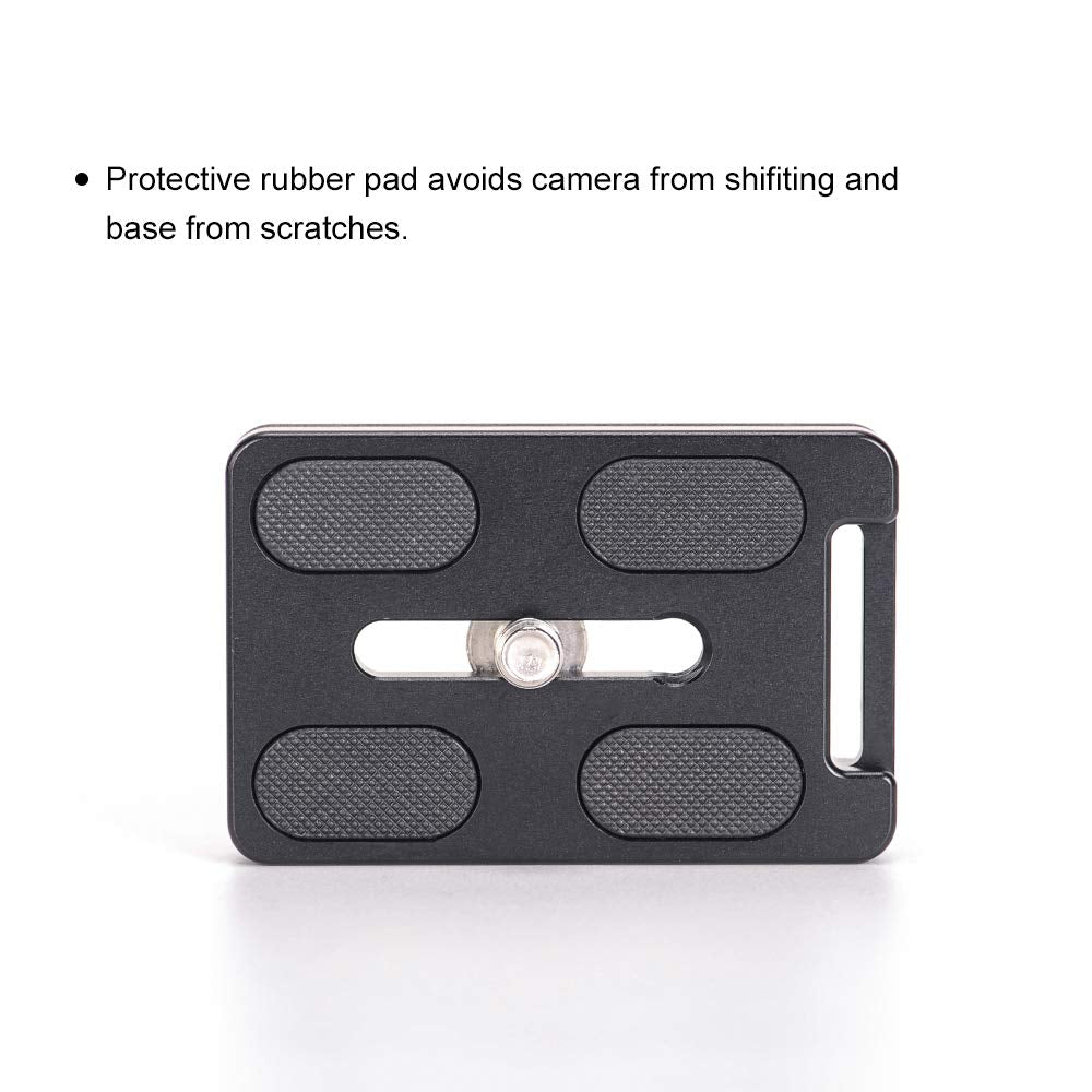 DP-60G Universal QR Plate, elaborately CNC machined from Aero-Space Grade Aluminum Material